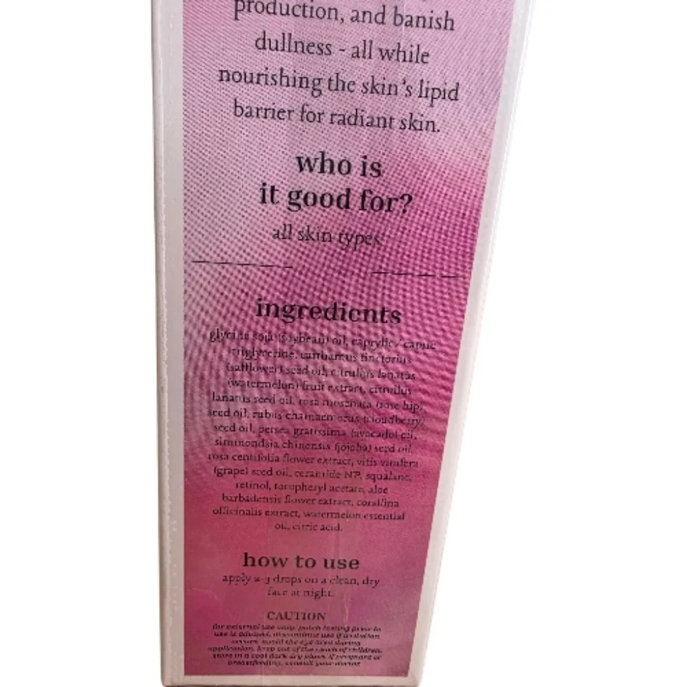 Dallas & James Skincare Co Watermelon Dream Overnight Retinol Oil 1 fl oz NEW - Picture 5 of 7